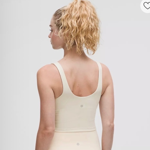 Lululemon Align Ribbed Tank Top light gray/pewter Size 12 - Picture 2 of 8